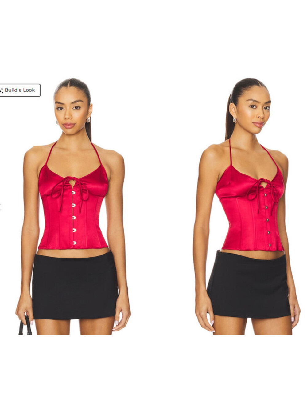Guizio Marini Corset  top satin Bordeaux size S NWT $188msrp